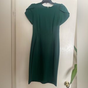 Calvin Klein Professional Tulip Sleeve Midi Dress